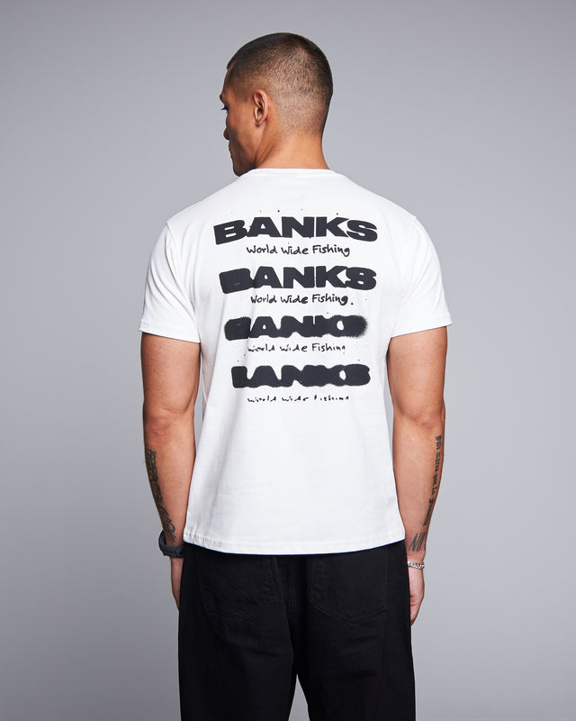 Faded World Wide Fishing Tee