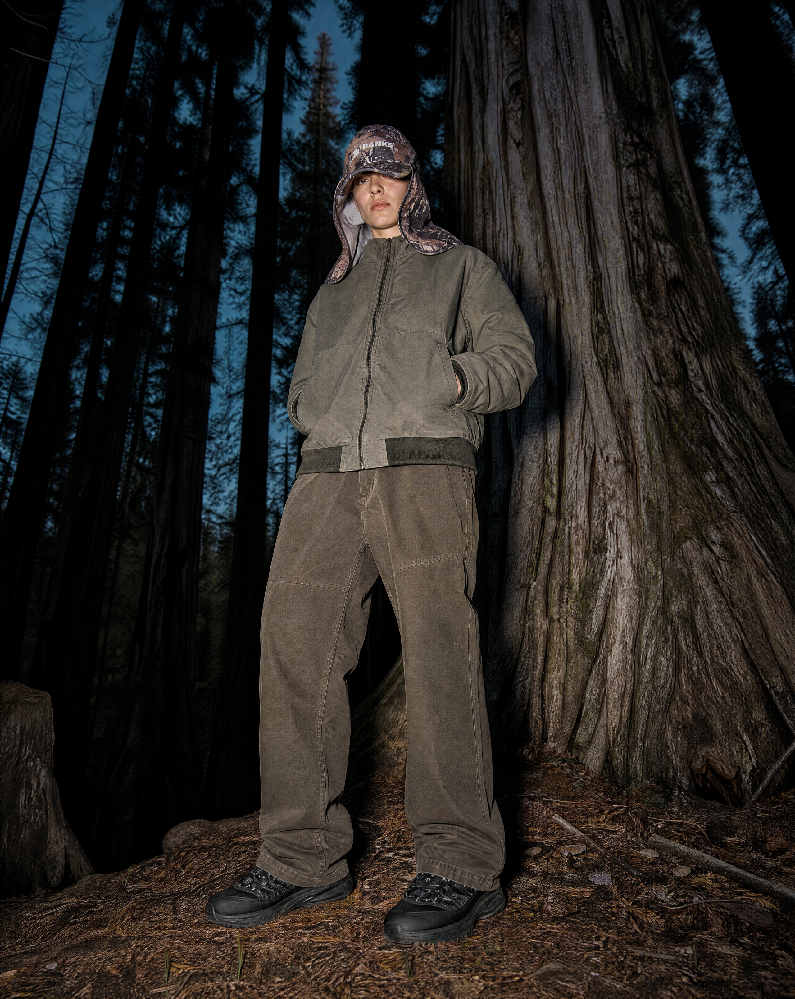 Ghillie Cap Tree Camo