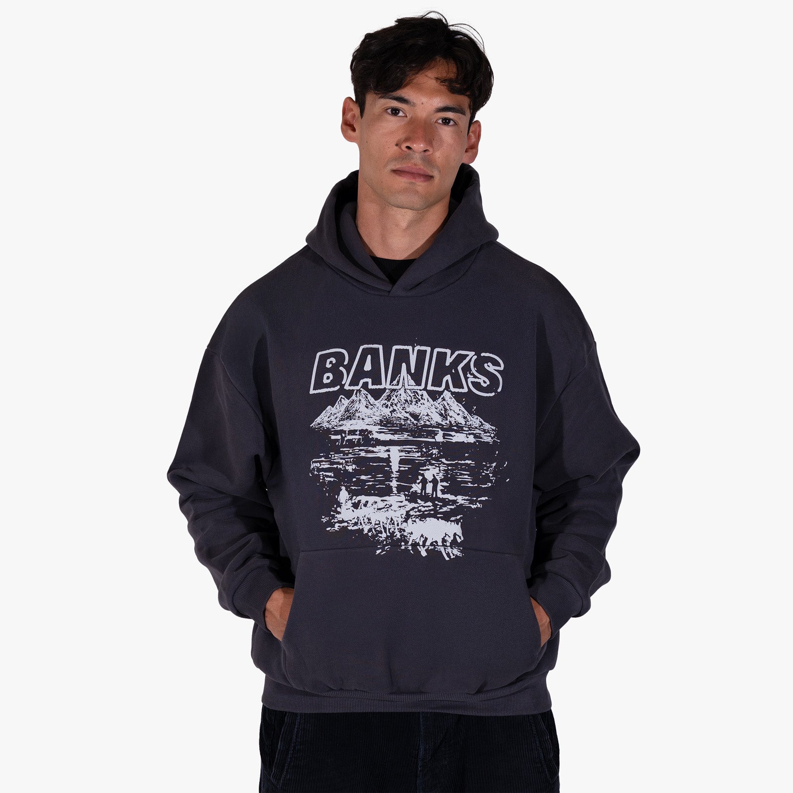 Sleddog Hoodie Grey