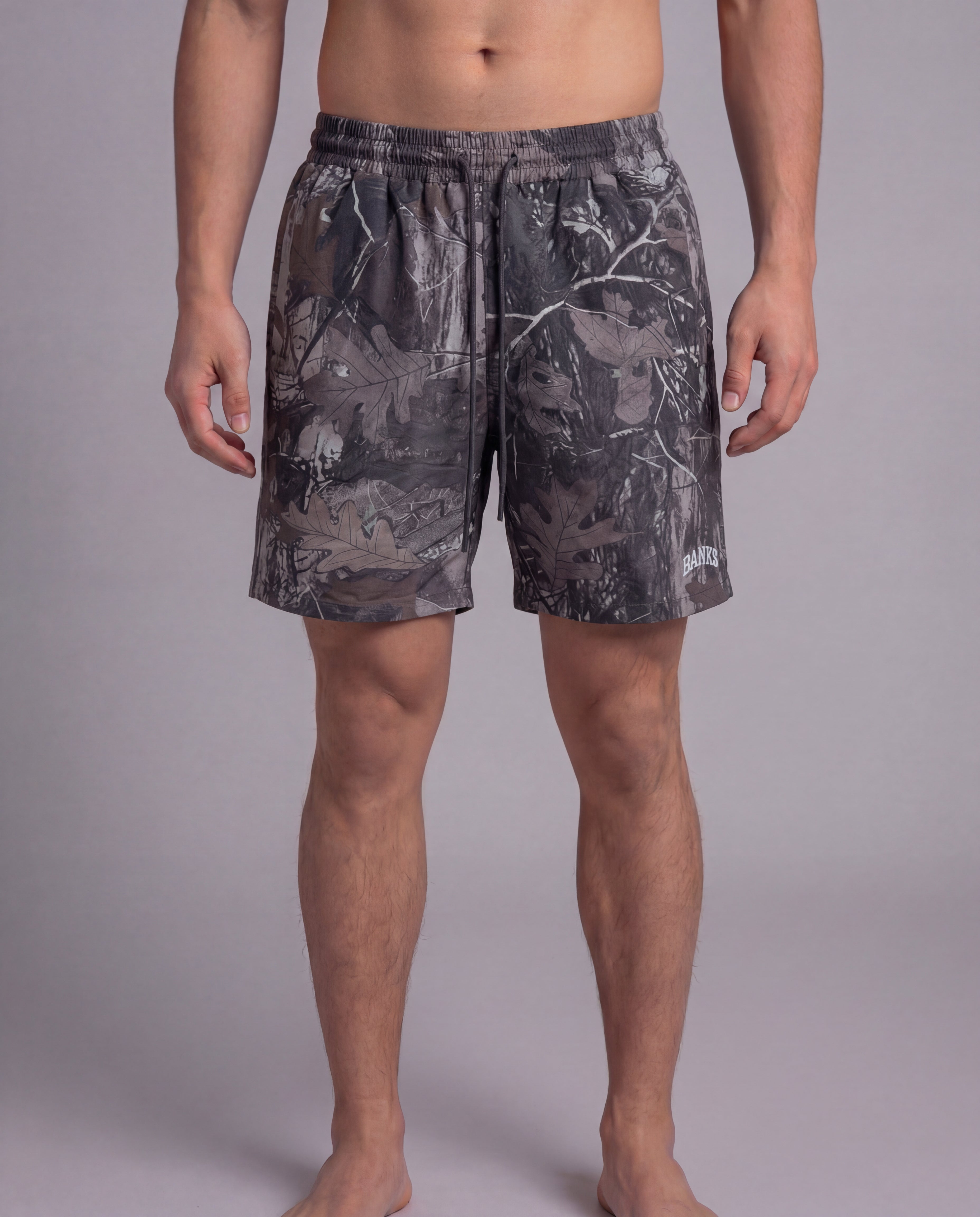 College Swim Shorts Tree Camo